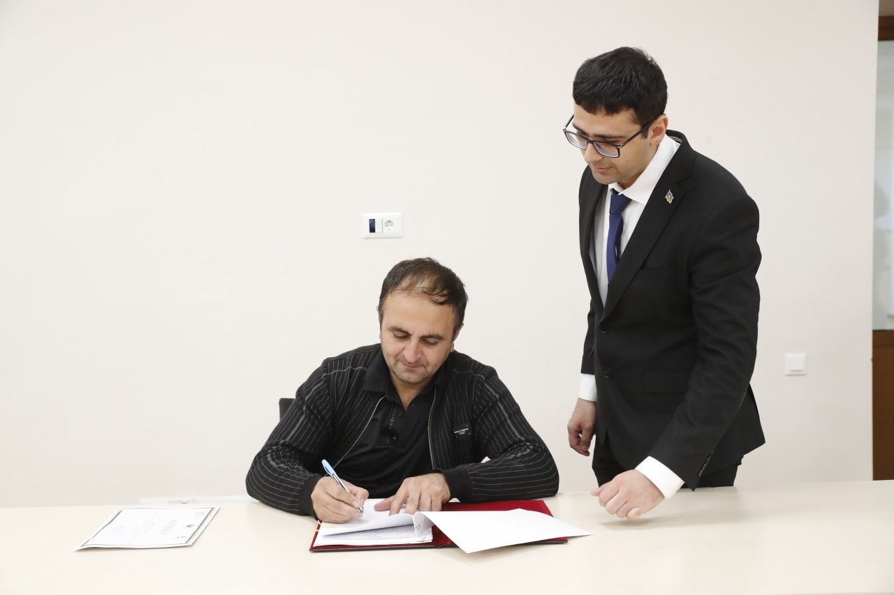 Ballıca və Xanyurdu kəndlərinin sakinləri ilə icarə müqavilələri imzalandı - FOTOLAR